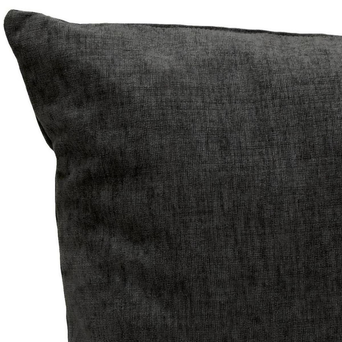 ATMOSPHERA HOME - Cojín bicuero grafito 55x55 cm