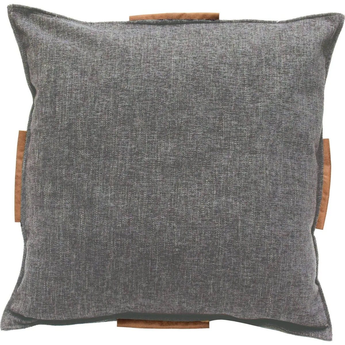 ATMOSPHERA HOME - Cojín Bruno gris claro cuero 60x60 cm