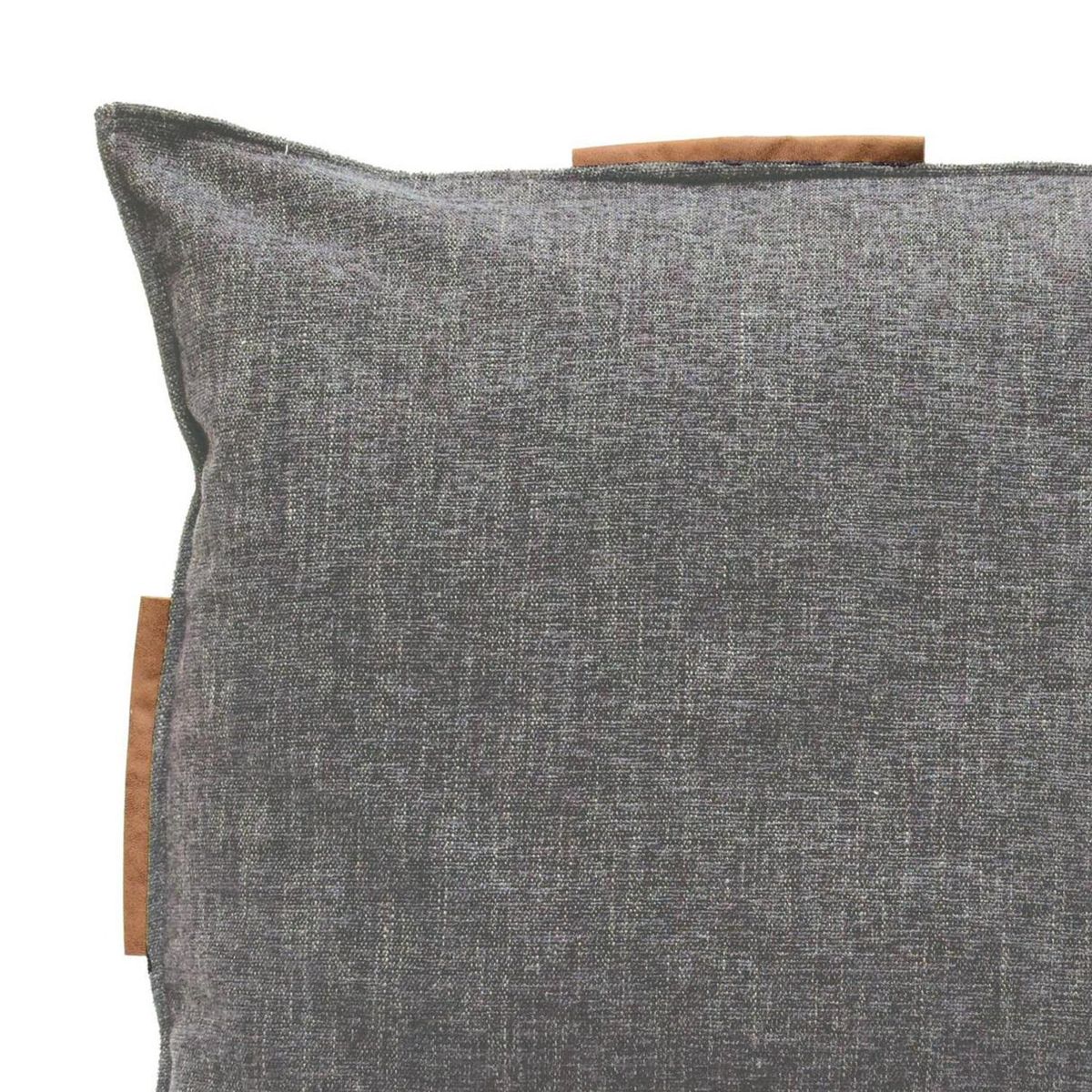 ATMOSPHERA HOME - Cojín Bruno gris claro cuero 60x60 cm