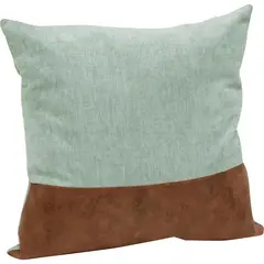 ATMOSPHERA HOME - Cojín bicuero menta 55x55 cm