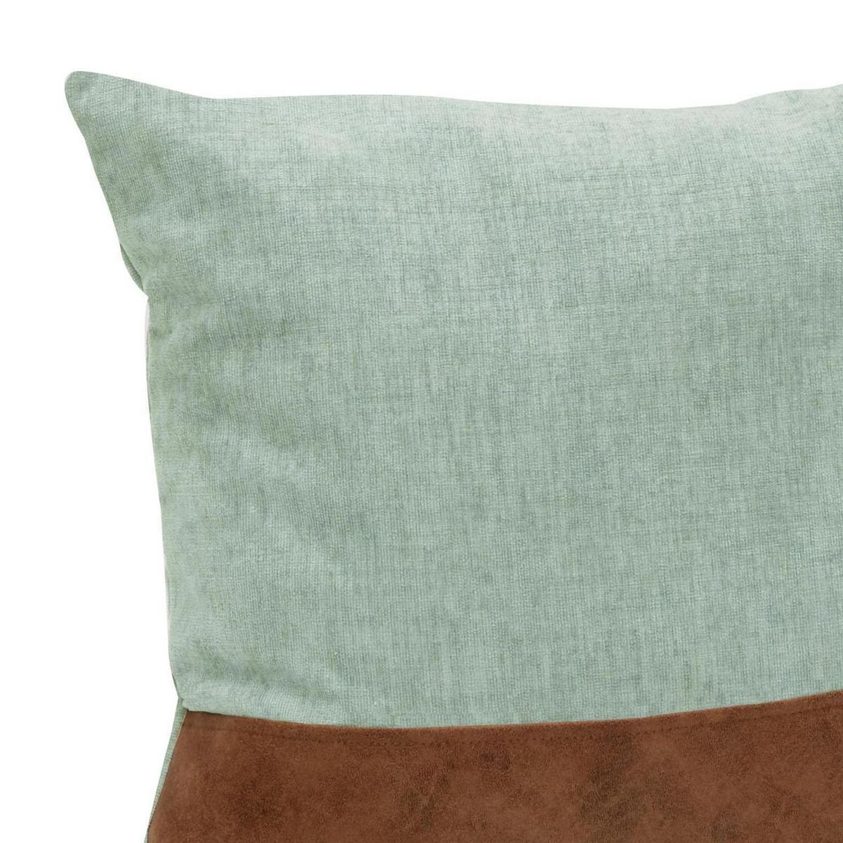 ATMOSPHERA HOME - Cojín bicuero menta 55x55 cm