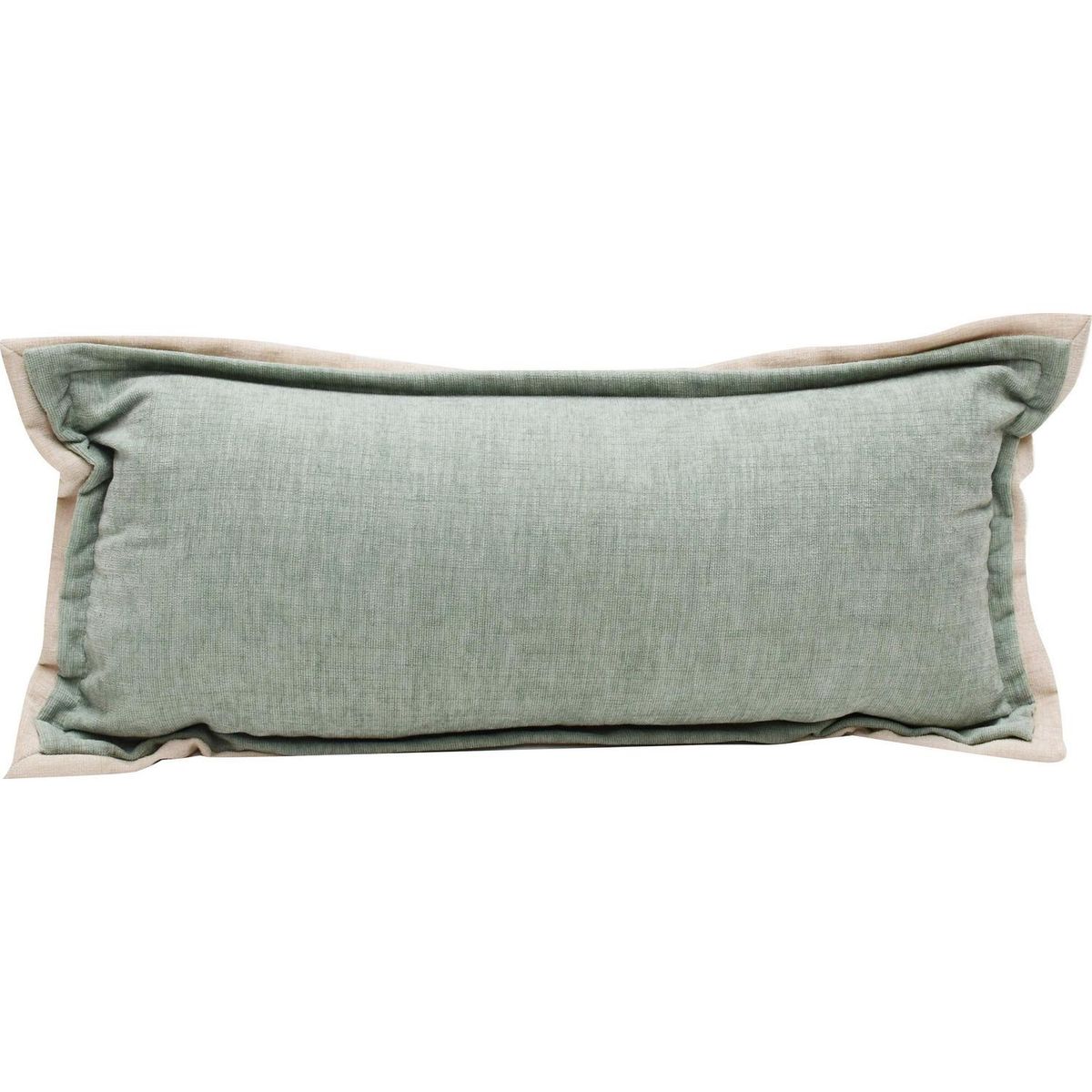 ATMOSPHERA HOME - Cojín Juana crudo menta 65x30 cm