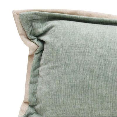 Imagen 2 del producto Cojín Juana crudo menta 65x30 cm