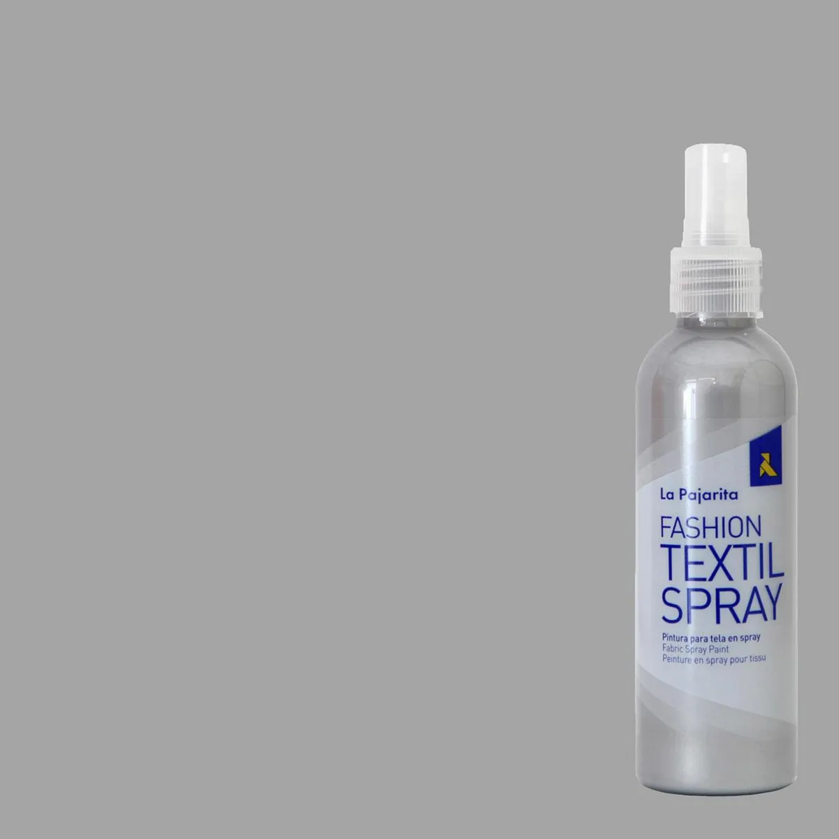 PINTURAS LA PAJARITA - Pintura para Tela Gris Silver 0.1 l