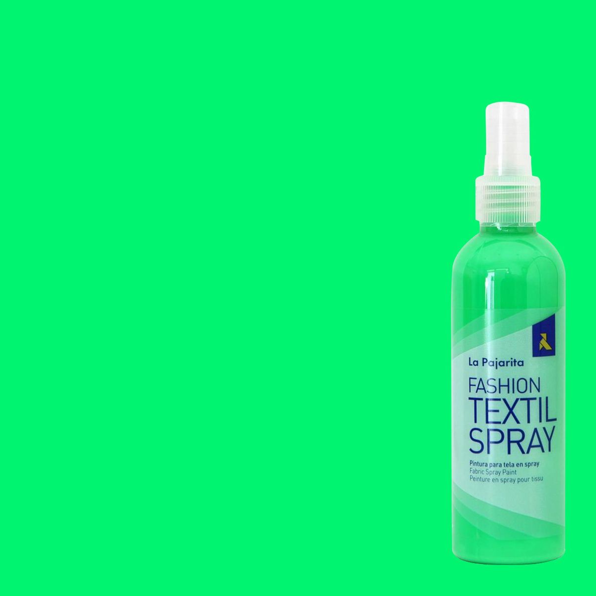 PINTURAS LA PAJARITA - Pintura para Tela Verde Fluor 0.1 l