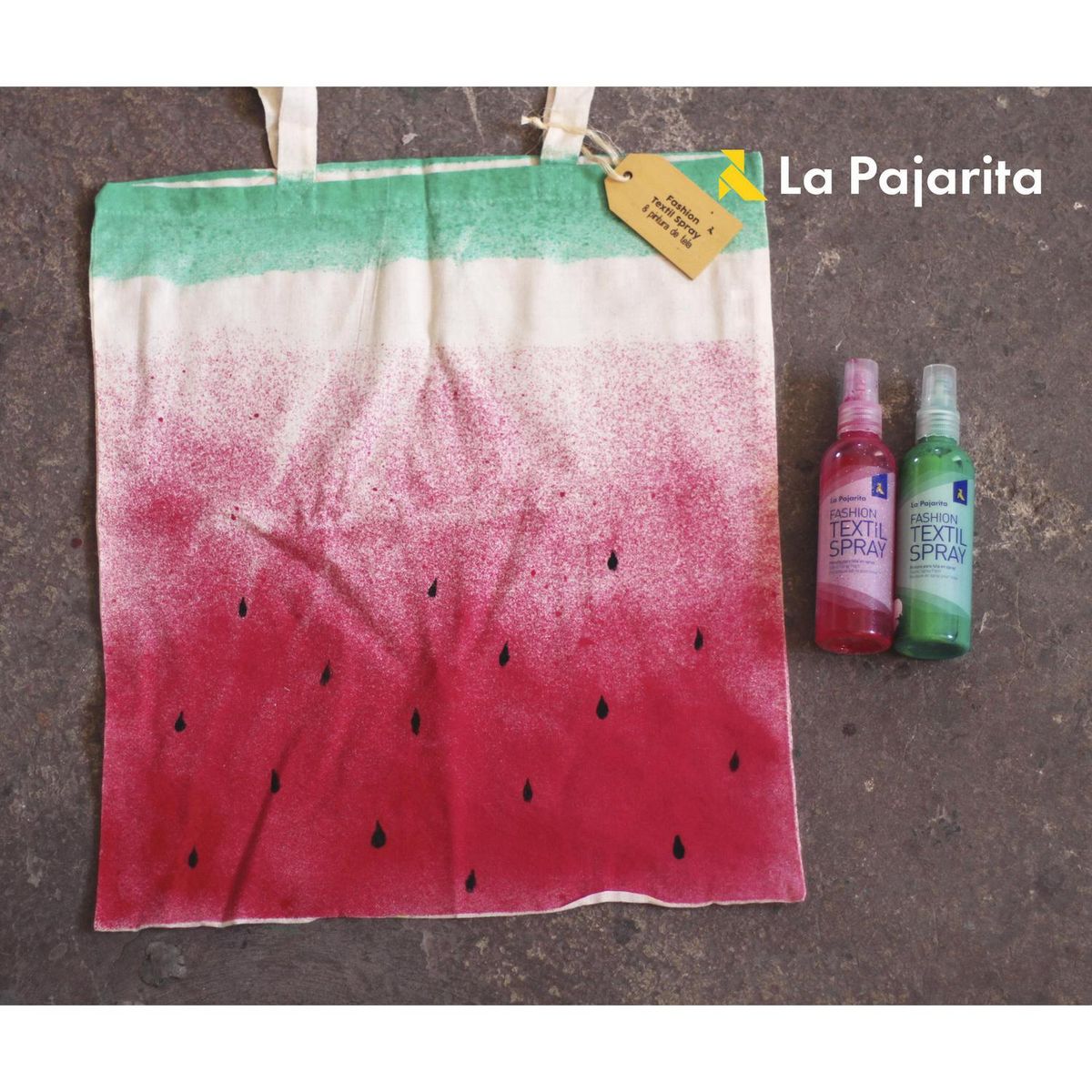 PINTURAS LA PAJARITA - Pintura para Tela Amarillo Lemon 0.1 l