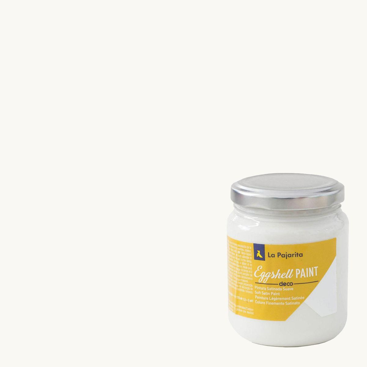 PINTURAS LA PAJARITA - Pintura Acrílica Blanco Magnolia 0.175 l