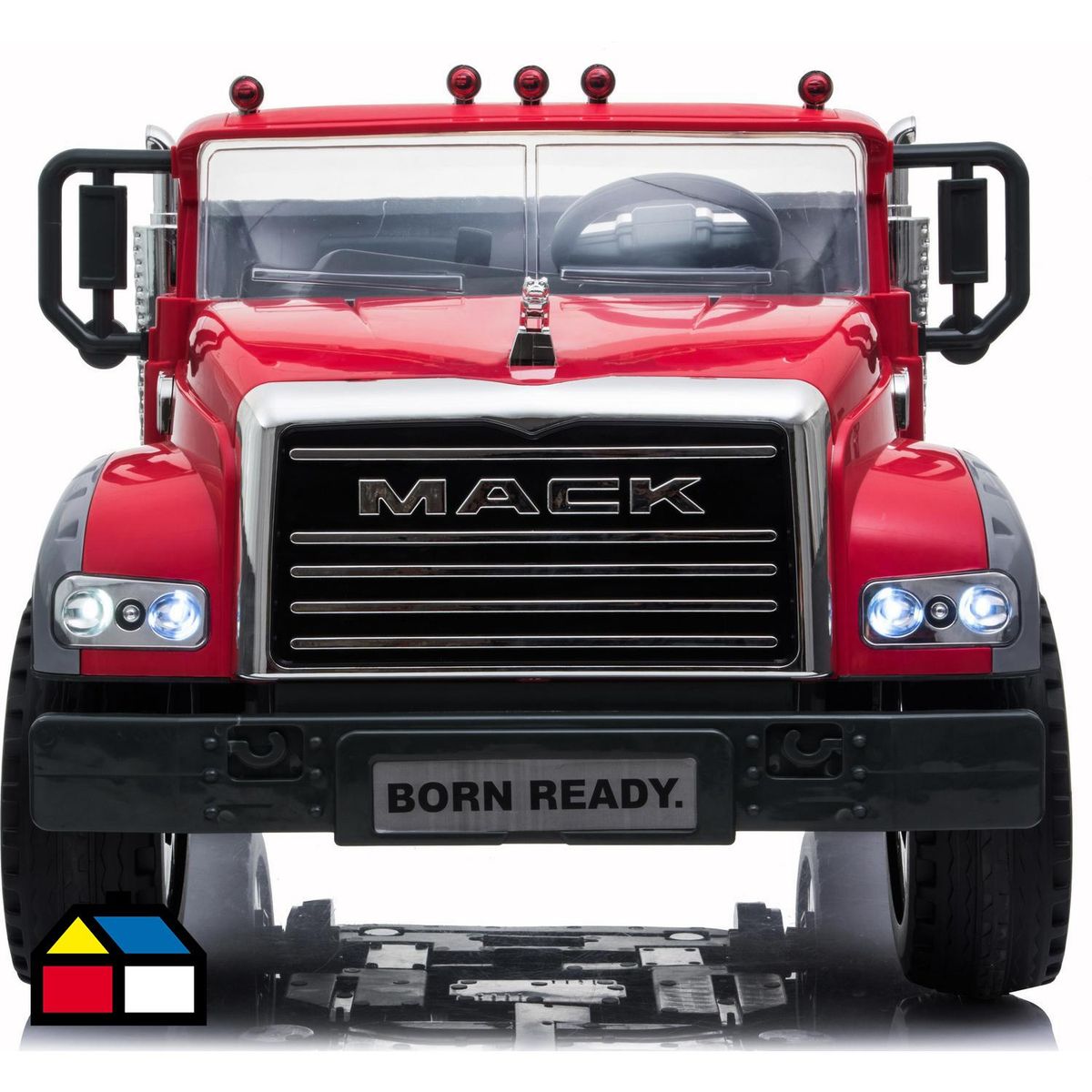 KIDSCOOL - Camión Tolva rojo bateria 12V licencia Mack