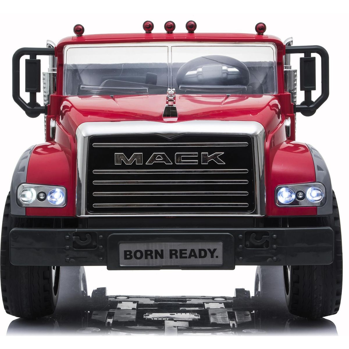 KIDSCOOL - Camión Tolva rojo bateria 12V licencia Mack