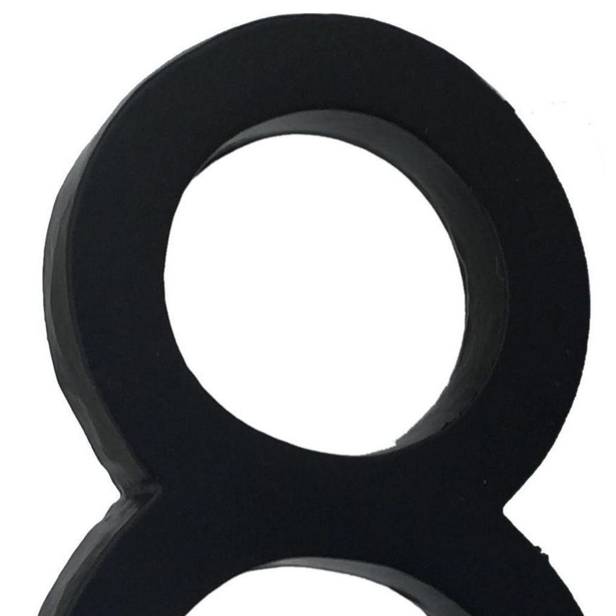 FIXSER - Número 8 fierro 10 cm negro