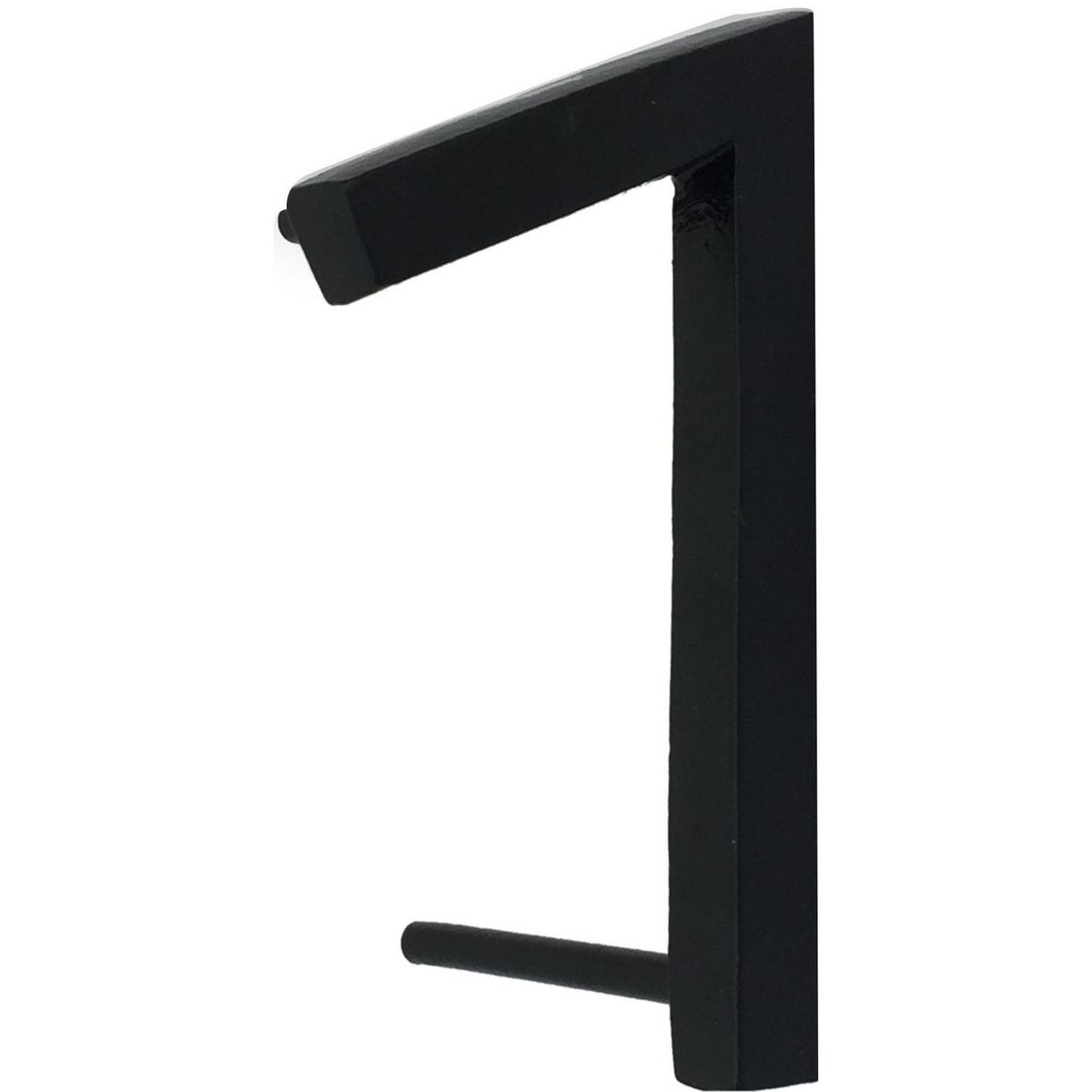 FIXSER - Número 7 fierro 10 cm negro