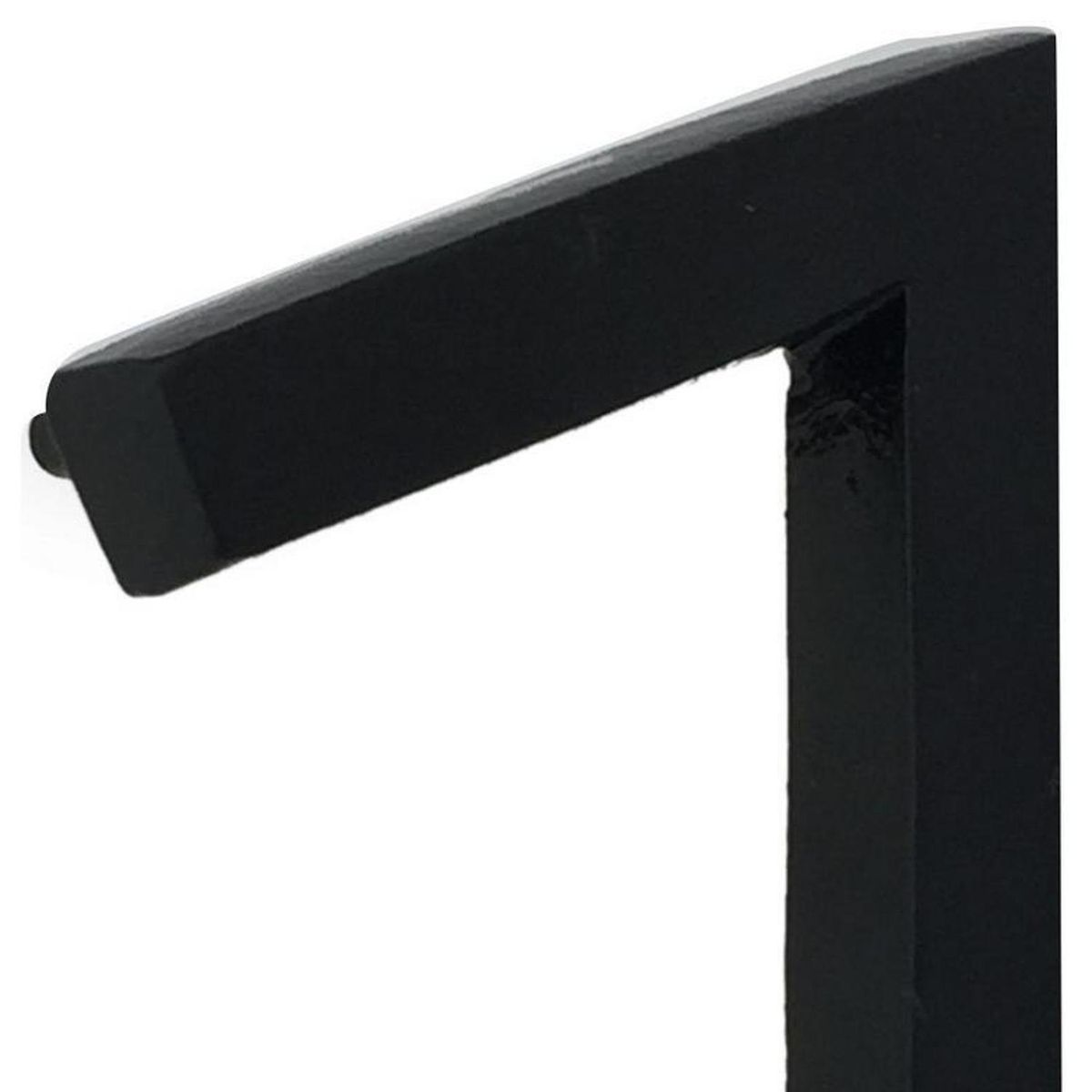 FIXSER - Número 7 fierro 10 cm negro