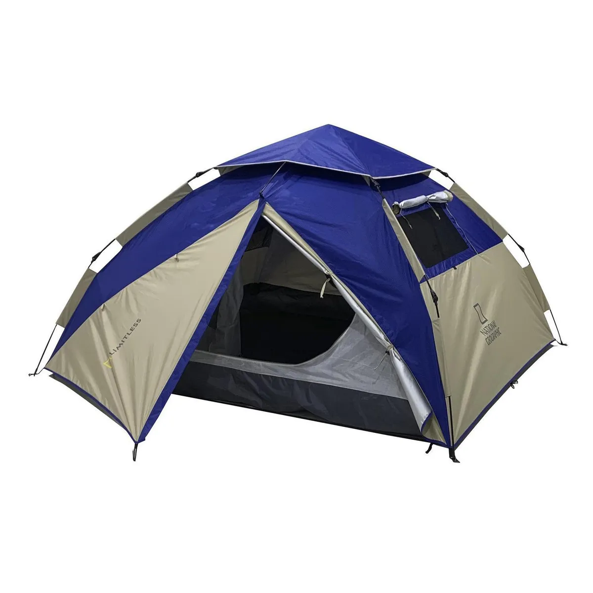 NATIONAL GEOGRAPHIC - Carpa Camping Fiordland 4 Personas Azul