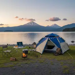 NATIONAL GEOGRAPHIC - Carpa Camping Fiordland 4 Personas Azul