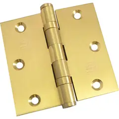 SCANAVINI - Bisagra 3½"x3½" bronce sólido satinado blister