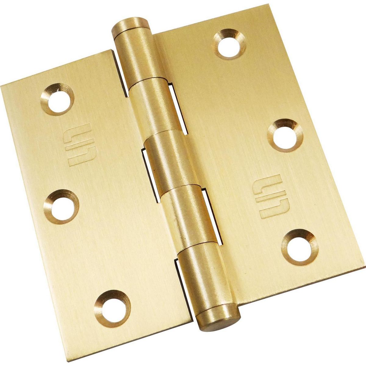 SCANAVINI - Bisagra 3"x3" bronce sólido satinado blister