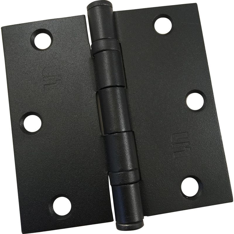 SCANAVINI - Bisagra 3½"x3½" acero negro colonial blister