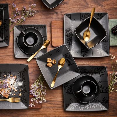 Imagen 2 del producto Juego de cubiertos acero inoxidable gold 24 piezas