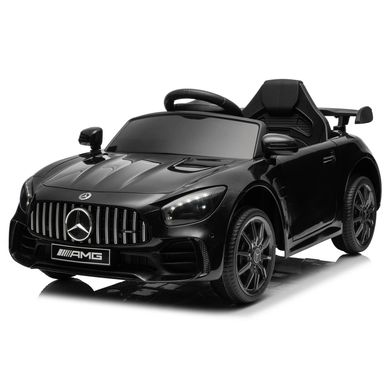 Auto GT negro bateria 12V licencia Mercedes Benz