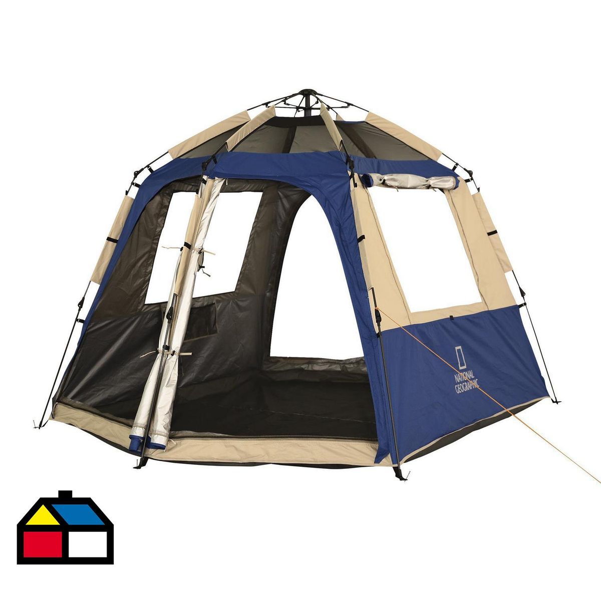 NATIONAL GEOGRAPHIC - Carpa Camping Kootenay 6 Personas Azul
