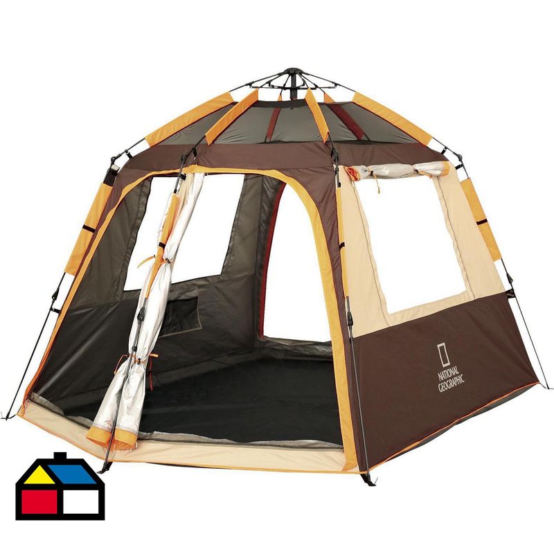 NATIONAL GEOGRAPHIC - Carpa Camping Kootenay 6 Personas Beige