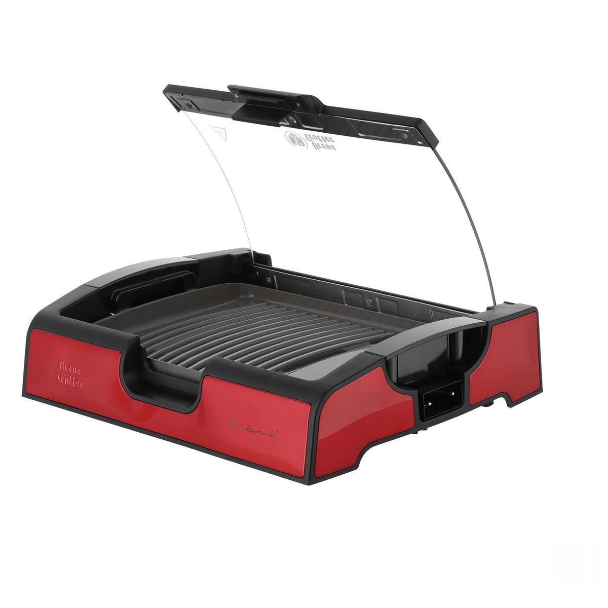URSUS TROTTER - Parrilla Eléctrica 1500 W Rojo UT-ECOKERAMIK (RED)