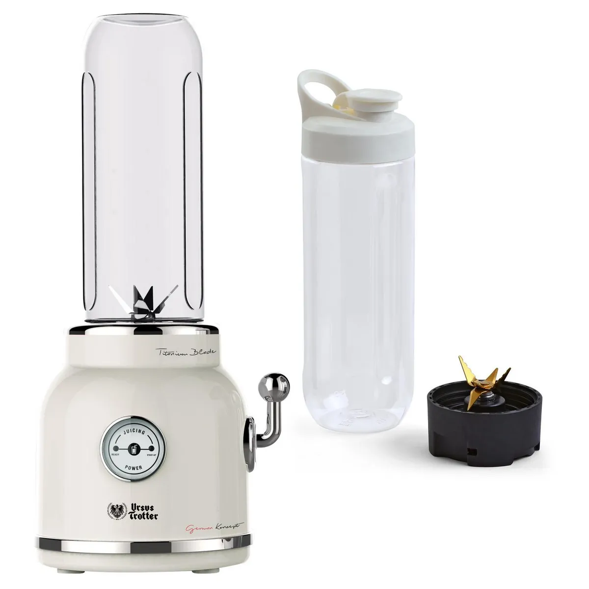 URSUS TROTTER - Licuadora 0.7 Litros Blanco ivory TRITAN2GO