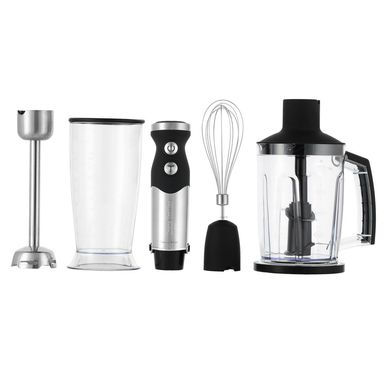 Minipimer 800 W Negro/plateado