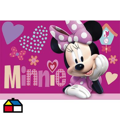 Alfombra Minnie corazones 80x120 cm
