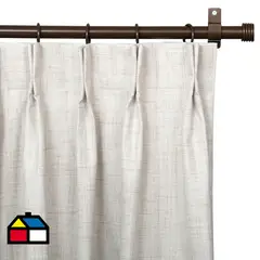 JUST HOME COLLECTION - Cortina Tela Blackout Beige Ancho 251a300 cm alto 75 a240 cm