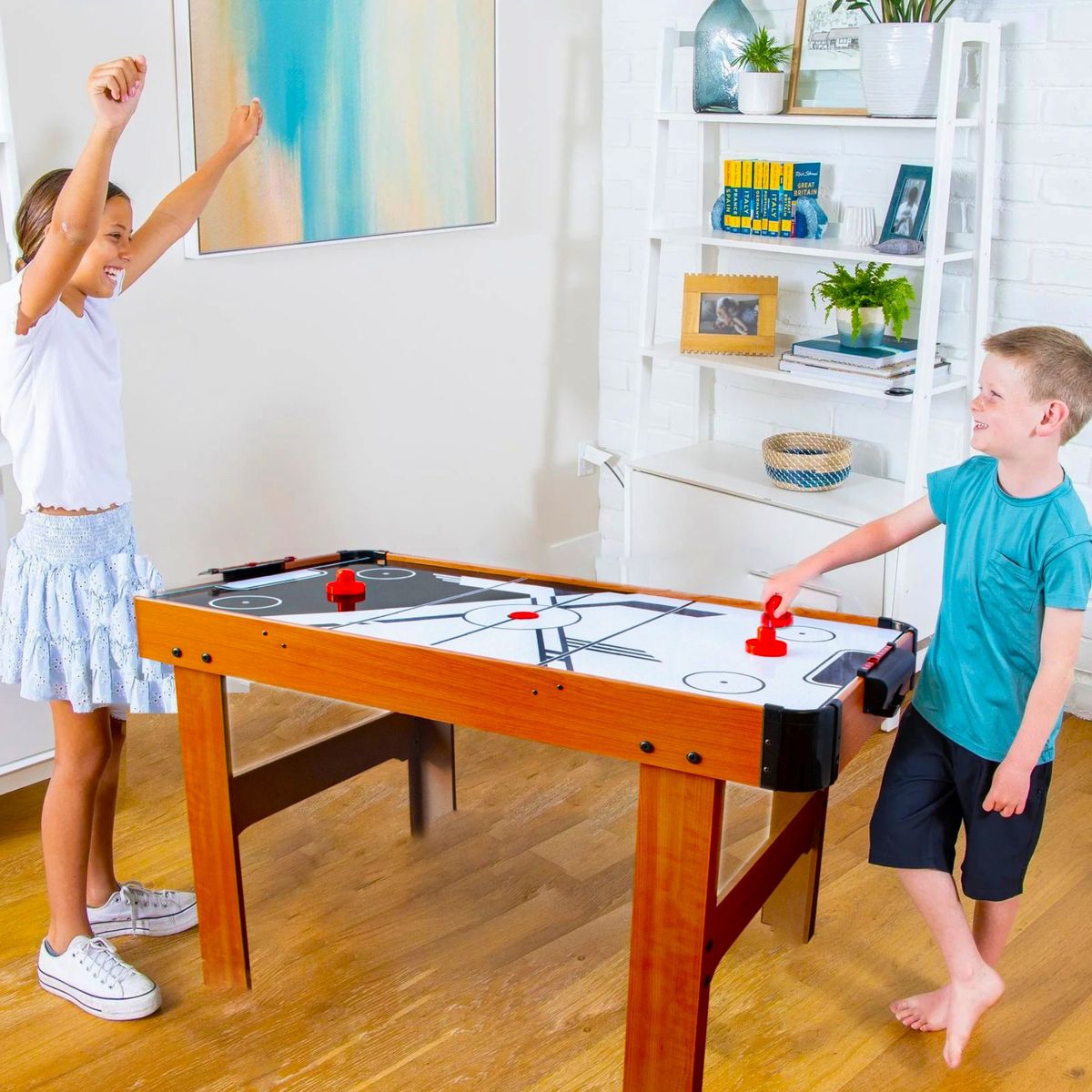KIDSCOOL - Mesa de Hockey Recreación 51x103x65 cm