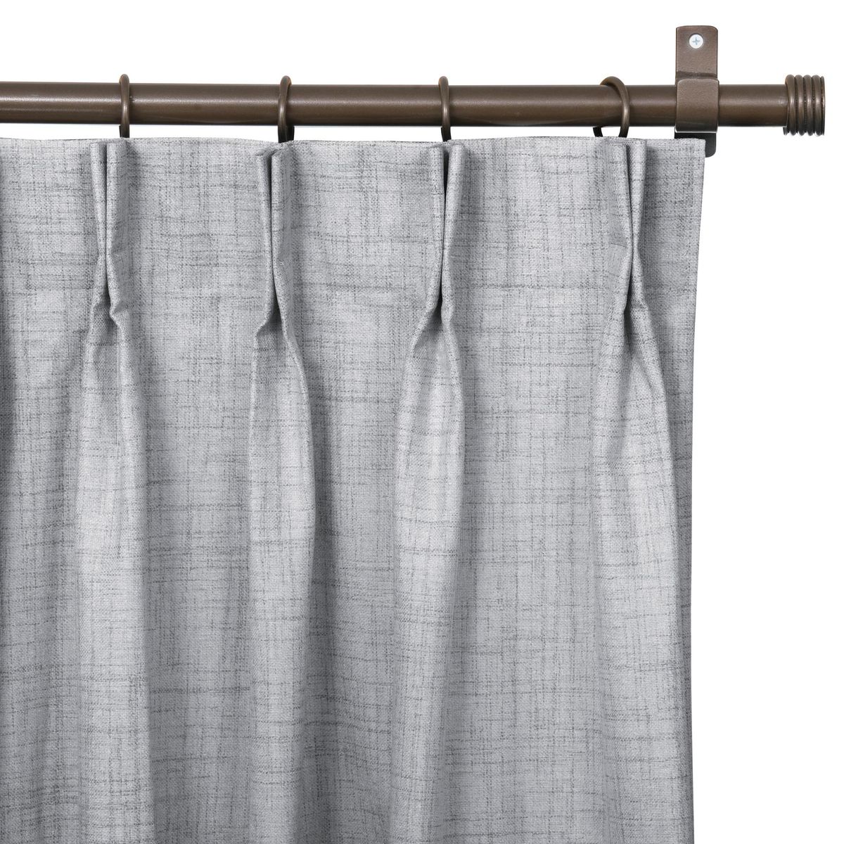 JUST HOME COLLECTION - Cortina Tela Blackout Gris Ancho 261a320cm Alto 261a320cm