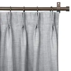 JUST HOME COLLECTION - Cortina Tela Blackout Gris Ancho 301a350 cm alto 75 a240 cm