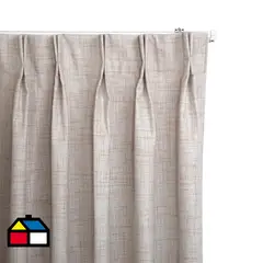 JUST HOME COLLECTION - Cortina Tela Blackout Arena Ancho 301a350 cm alto 241a260 cm