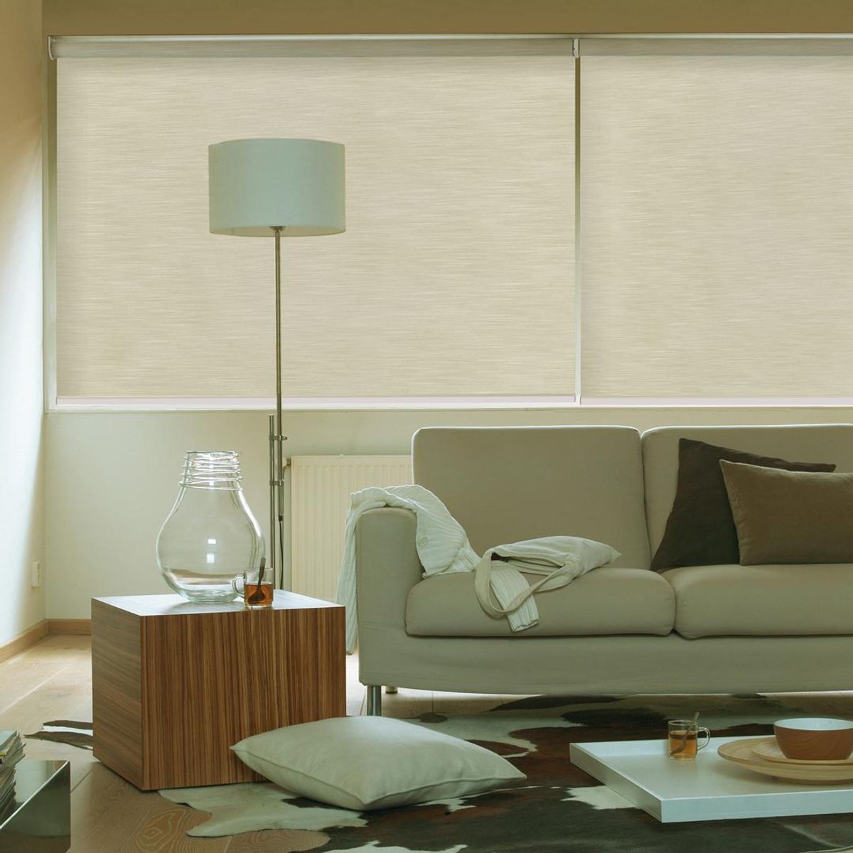 FLEXALUM - Roller Blackout Gris Ancho 131a140cm Alto 121a130cm