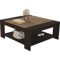 TECNOMOBILI - Mesa de centro 63x90x44,5 cm tabaco/almendra