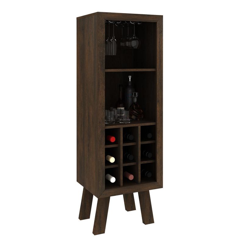 TECNOMOBILI - Bar Alto 44.8x135x37.5 cm Café rustico