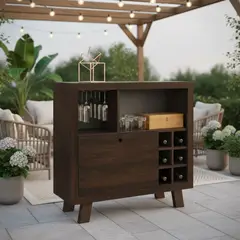 TECNOMOBILI - Bar Arrimo 44.8x78.5x31.5 cm Café rustico