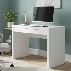 TECNOMOBILI - Escritorio 74,5x90x46,6 cm melamina blanco