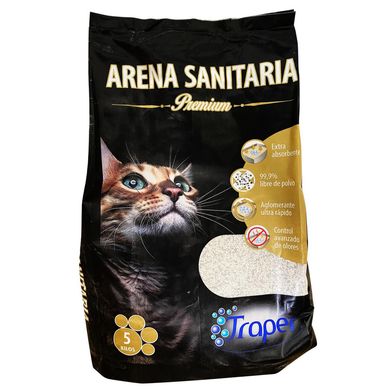 Arena sanitaria para gato premium de 5 kilos