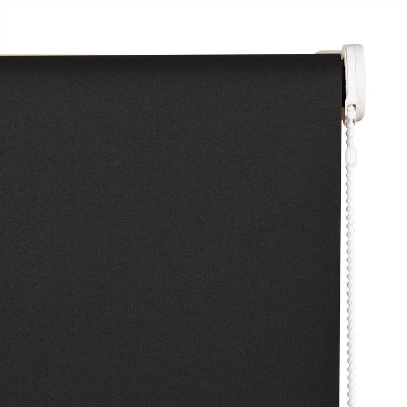 FLEXALUM - Roller Blackout Negro Ancho 141a150cm Alto 261a270cm