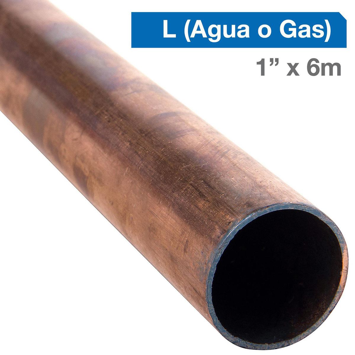 E P C - Cañería L Cobre Gas/Agua 1"x6 m