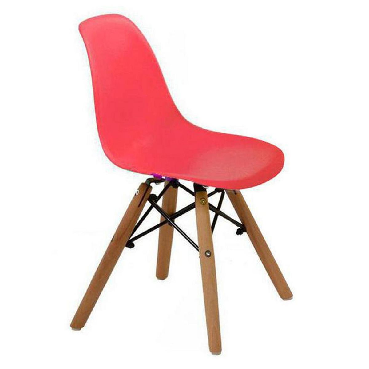 DE PIES A CABEZA - Set Mesa Cuadrada con 2 Sillas Rojo 65x65x56 cm