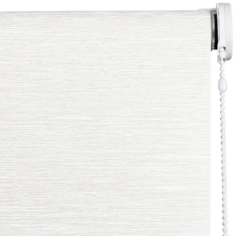 FLEXALUM - Roller Blackout Blanco Ancho 111a120cm Alto 101a110cm