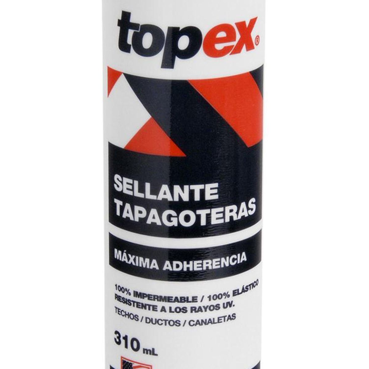 TOPEX - Sellante tapagoteras para pistola calafatera 310 ml