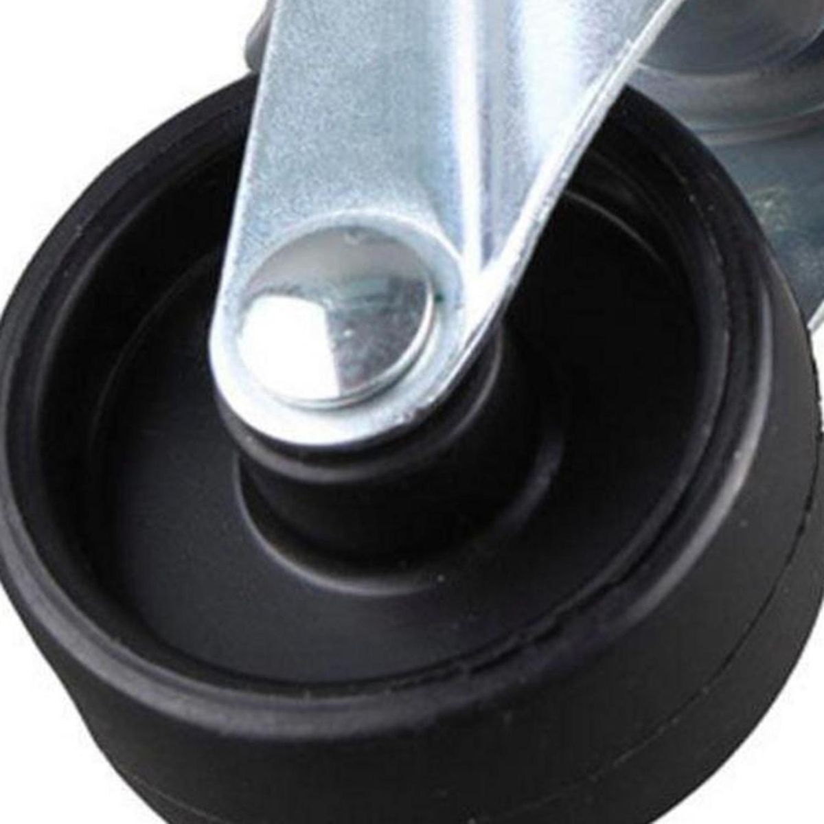 KUTZ - Rueda polipropileno negra 40mm sin freno 25kg