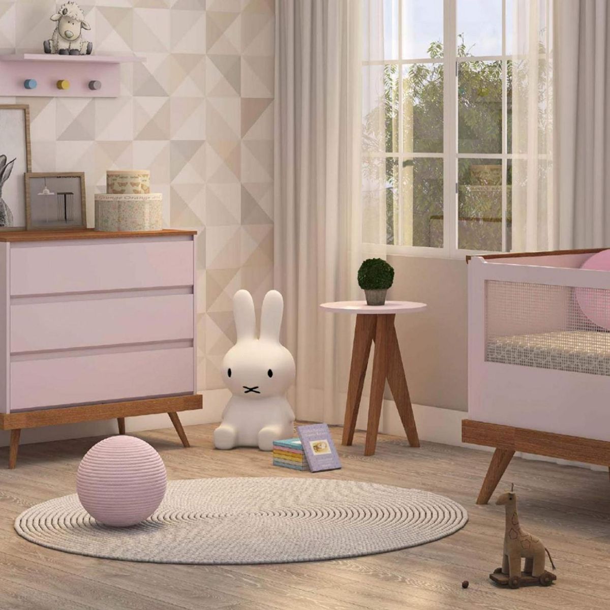 KIDSCOOL - Mesa 45x62 cm rosada