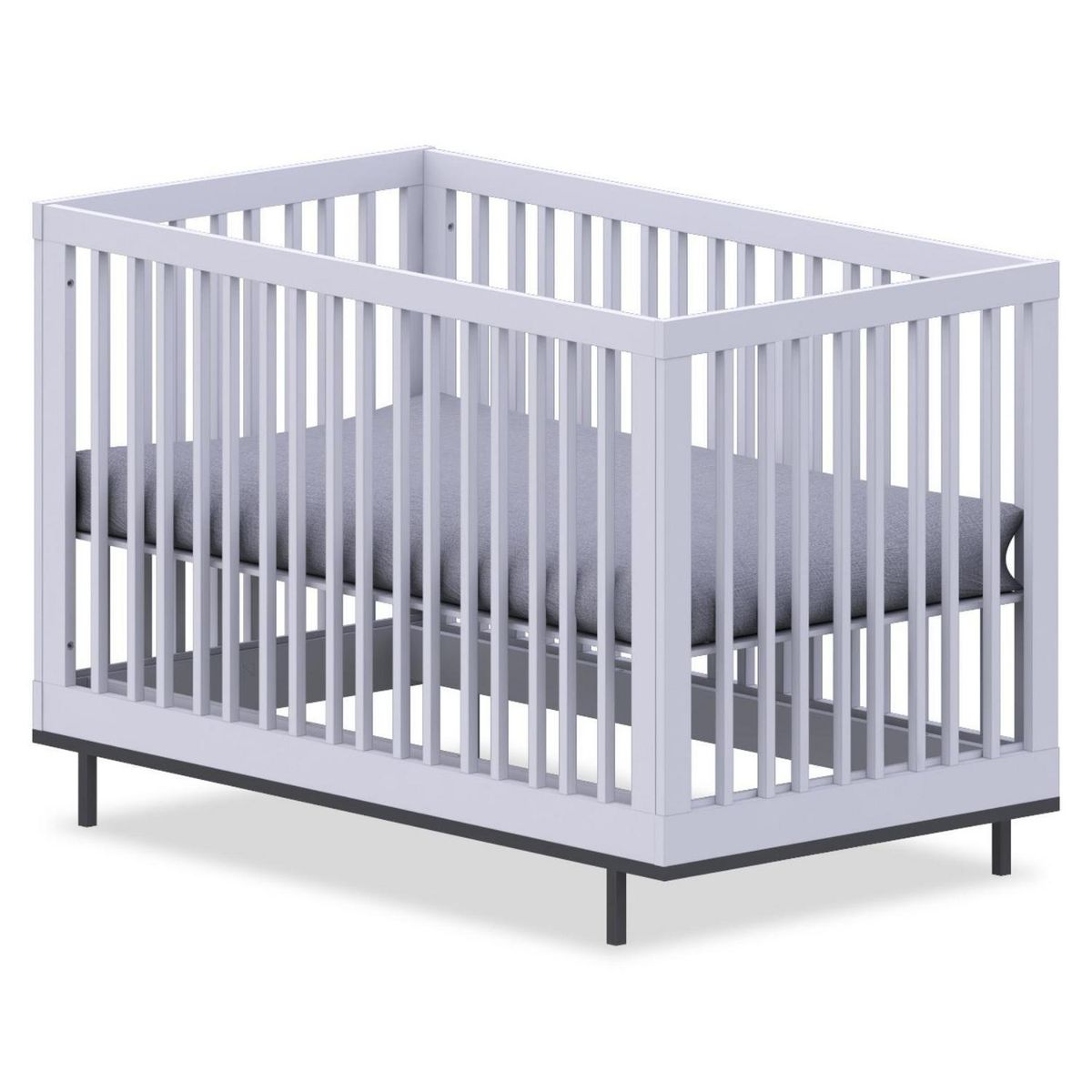 KIDSCOOL - Cuna 74,5x88x135 cm blanco