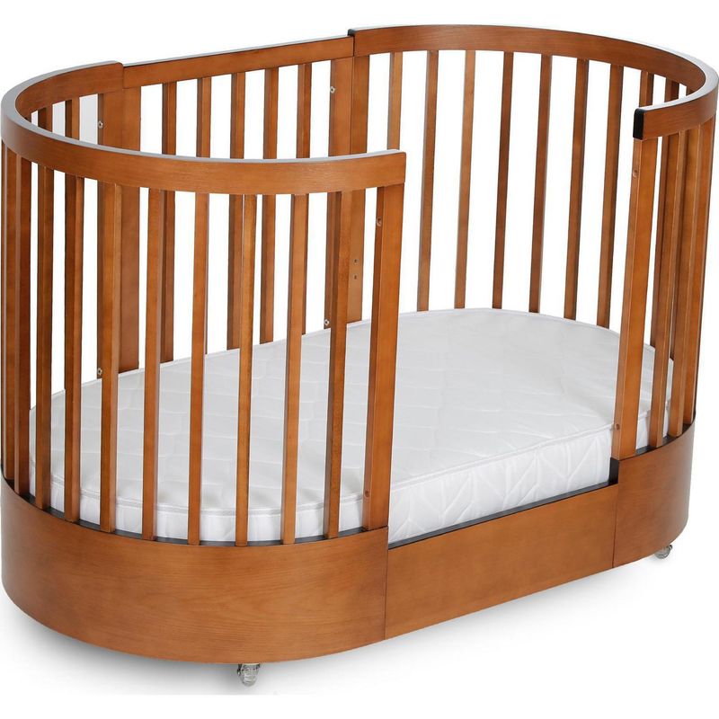 KIDSCOOL - Cuna progresiva 75,4x81,4x153 cm miel