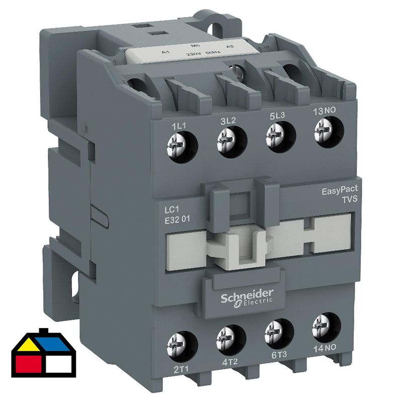 SCHNEIDER ELECTRIC - Contactor EasyPact TVS 3 polos - 32A - AC3 - 220V- 50 Hz